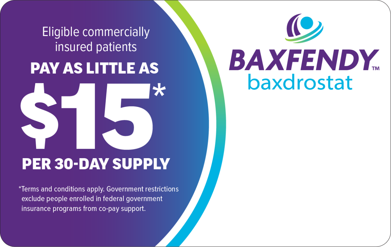 BAXFENDY Savings Card